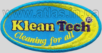 Вышитая нашивка «Klean Tech» cleaning for all