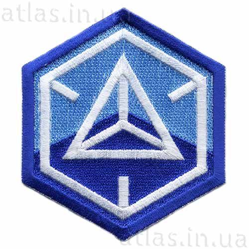 Gesticktes Patch - Cube - Logo