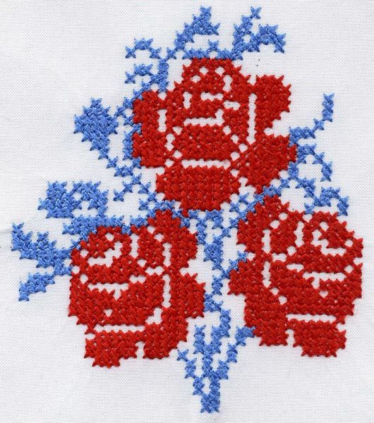 Kreuzstich 3 mm Viskosefaden