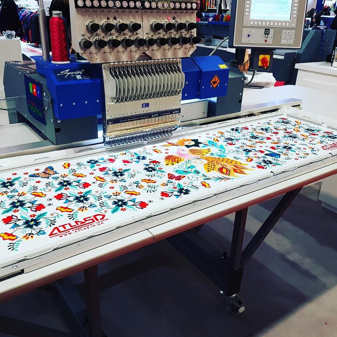 Computer embroidery ZSK Sprint