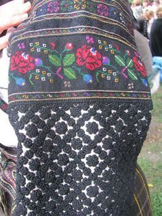 Traditionelles Muster der Region Ternopil Ukraine – Kreuzstichvorlage