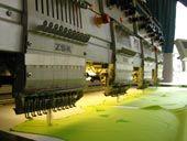 ZSK embroidery machine makes embroidery with high quality