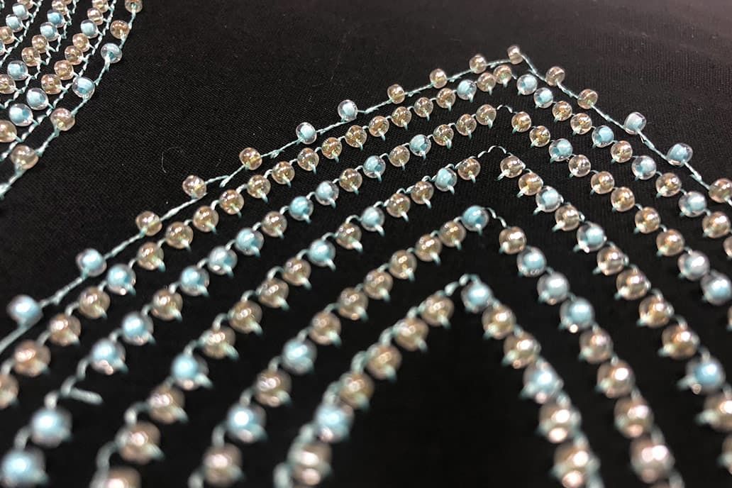 beaded item of clothing