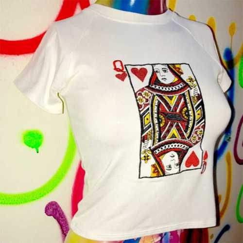 Embroidered t-shirts