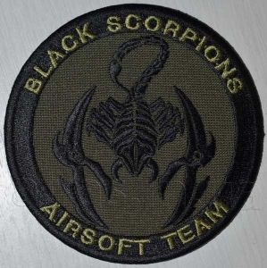 Black scorpions - airsoft patch